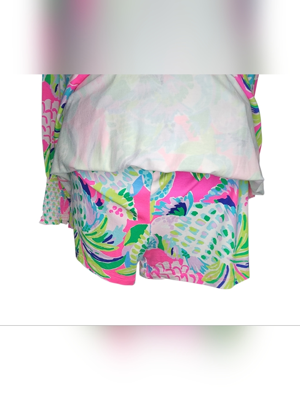 Lilly Pulitzer Lana Skort Romper In Multi Raise The Bar, Womens Large - Picture 6 of 7